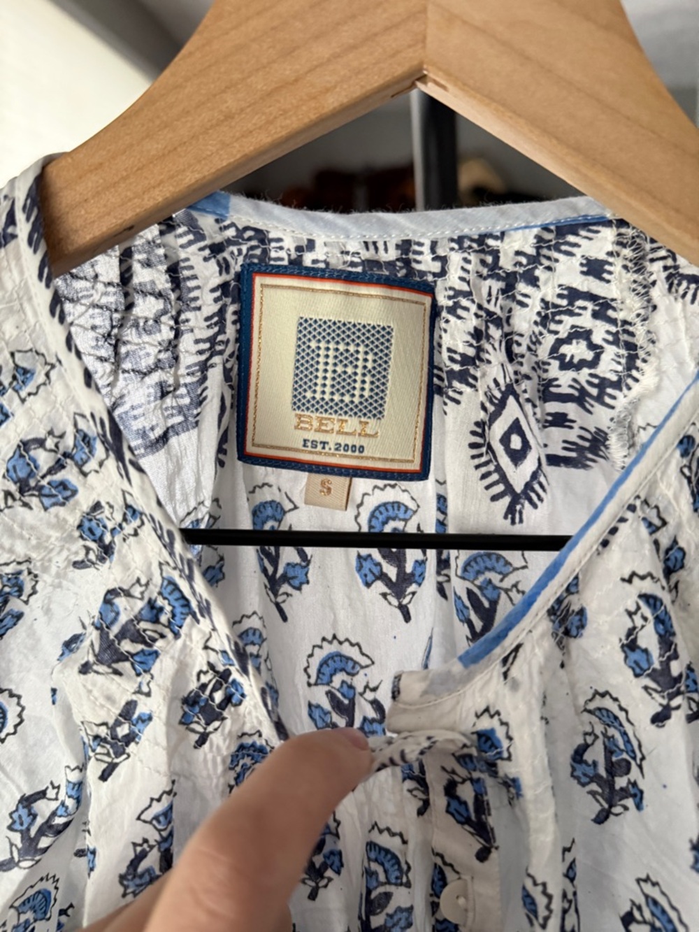 Alicia Bell Silk Cotton Blend Top - Picture 7 of 8